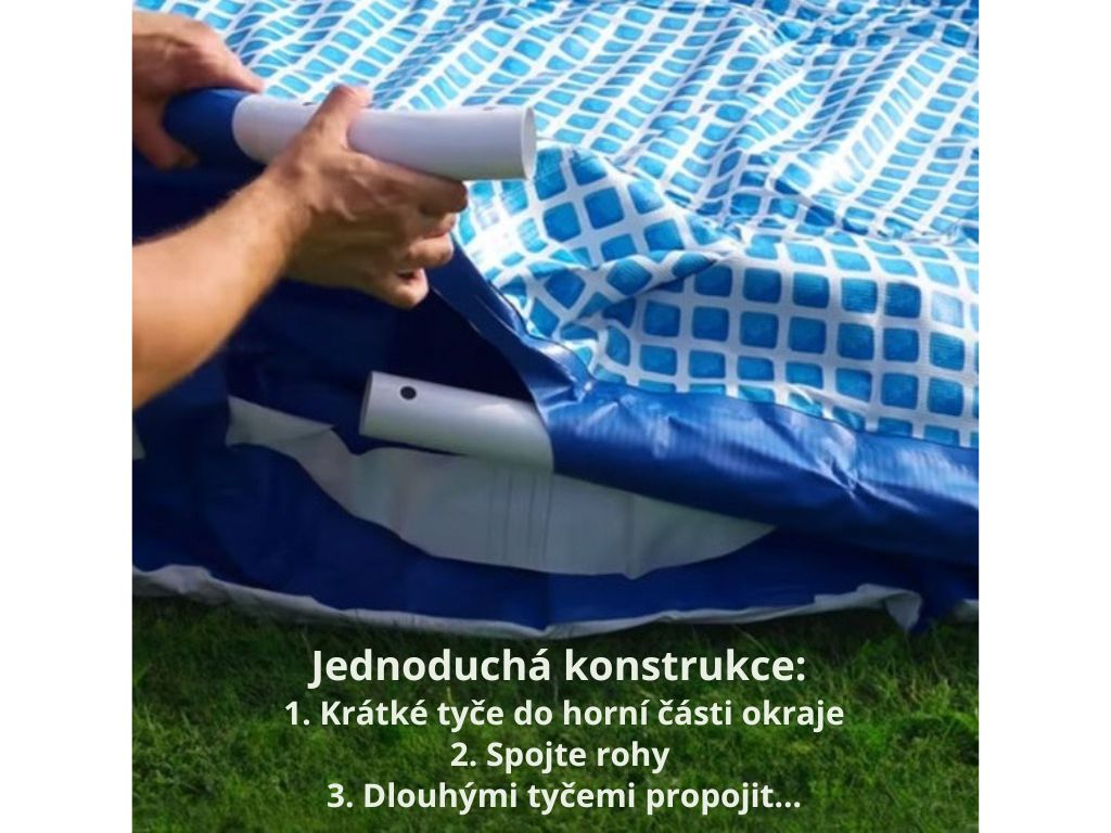 Nadzemní bazén s ocelovou konstrukcí Hecht BLUESEA 3,6 x 0,76 m 3690 2_1